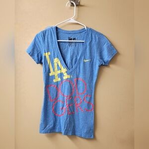 LA Dodgers Retro Neon V-neck XS Nike